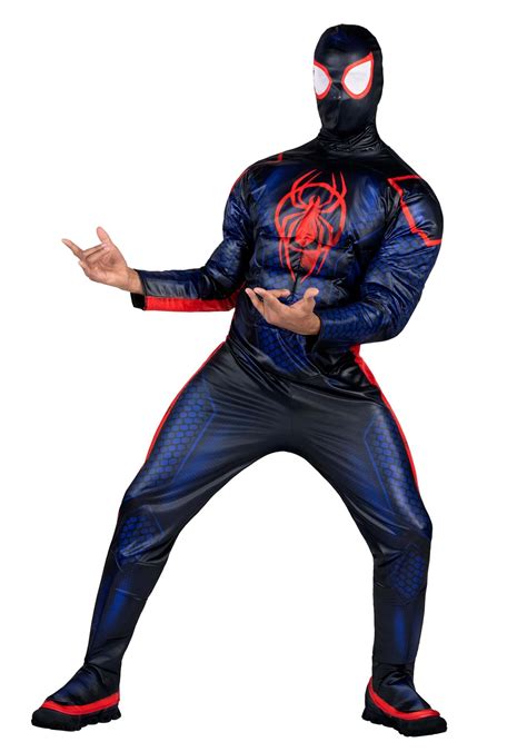 Superhero - Miles Morales Costumes 3D Print Cosplay Jumpsuit Halloween Carnival Bodysuit Costume Suit For Party Film Costume Props,Black-Adult(180~190cm) 3.8 out …